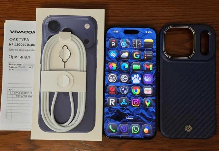 Iphone 17 Pro 256GB 100%bh !!! КАТО НОВ !!!