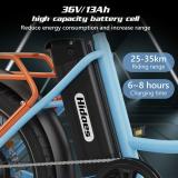 Електрически велосипед/колело HIDOES C6 350W 13AH — снимка 2
