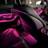 OEM Mercedes амбиентно осветление | светещи въздуховоди | 3D  Burmester говорители | амбиент гръб седалки A CLA GLA C E  — снимка 2