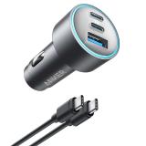 Anker 535 USB-C зарядно за кола,67W,Fast Charger,с 3 порта,PIQ 3.0 — снимка 2