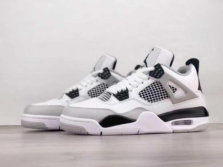 Nike Jordan Retro 4 Military Black Мъжки Дамски Маратонки 36-47