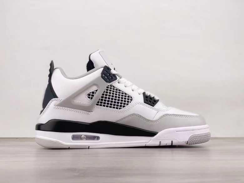 Nike Jordan Retro 4 Military Black Мъжки Дамски Маратонки 36-47