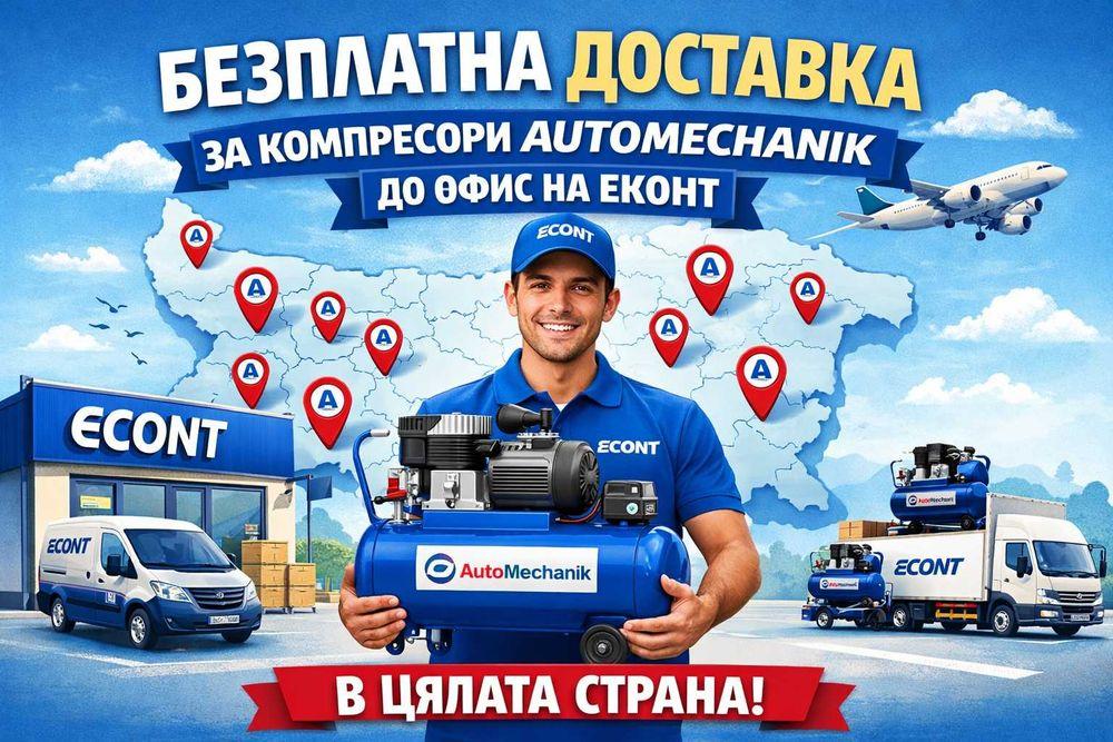 Компресор за Въздух 150 литра , Дебит 450 л/мин, БЕЗПЛАТНА ДОСТАВКА